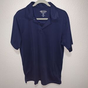 Pebble Beach Performance Polo Size M Blue